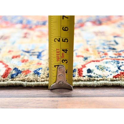 Mamluk Wool Hand Knotted Rug Ivory No Border 2.5X10.3 -O085848