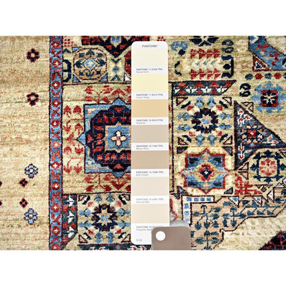 Mamluk Wool Hand Knotted Rug Ivory Ivory 5.0X7.0 -O085861