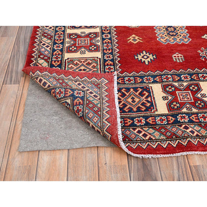 Kazak Wool Hand Knotted Rug Red Ivory 8.2X10.0 -O086216