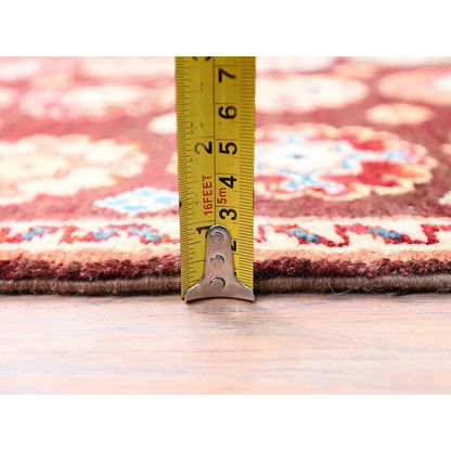 Kazak Wool Hand Knotted Rug Brown Ivory 2.0X2.10 -O086241