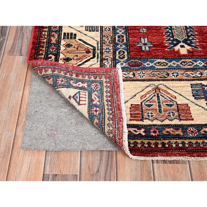 Kazak Wool Hand Knotted Rug Red Ivory 8.2X10.4 -O086269
