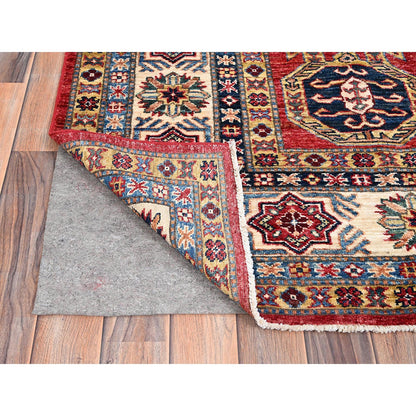 Kazak Wool Hand Knotted Rug Red Ivory 8.1X10.4 -O086275