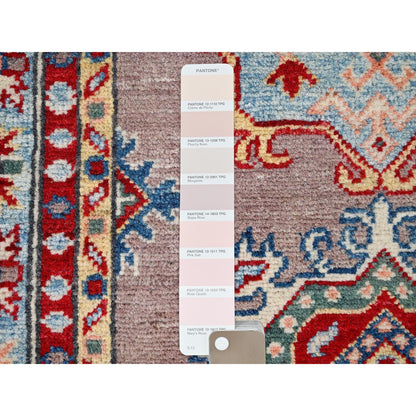 Kazak Wool Hand Knotted Rug Grey Blue 2.7X9.3 -O086289