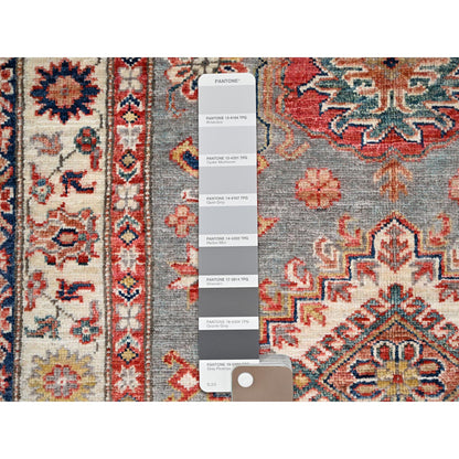 Kazak Wool Hand Knotted Rug Ivory Ivory 3.4X5.1 -O086315
