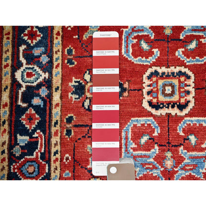 Heriz Wool Hand Knotted Rug Red Blue 2.1X2.10 -O086367