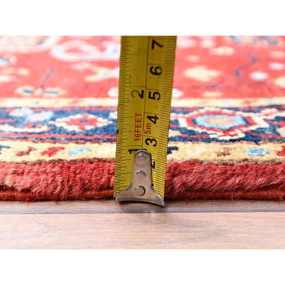 Heriz Wool Hand Knotted Rug Red Blue 2.1X2.10 -O086367