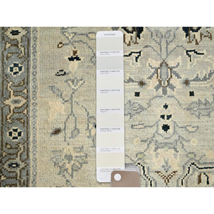Heriz Wool Hand Knotted Rug Ivory Gray 2.3X3.0 -O086382