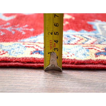 Kazak Wool Hand Knotted Rug Red Ivory 2.9X11.3 -O086442