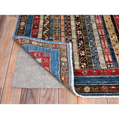 Kazak Wool Hand Knotted Rug Ivory 2.10x9.9 -O086486