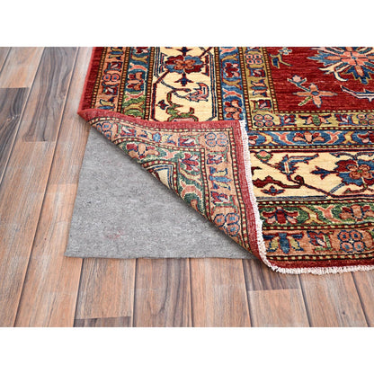 Kazak Wool Hand Knotted Rug Red Ivory 8.3X10.2 -O086541