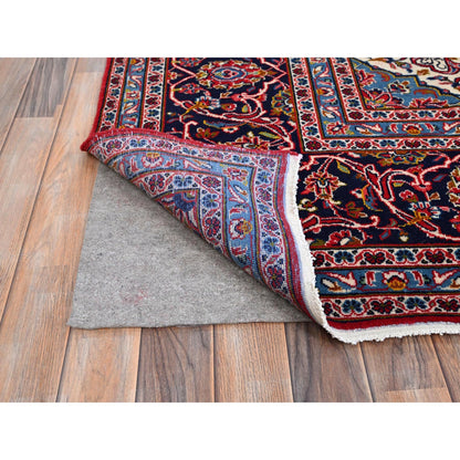 Persian Wool Hand Knotted Rug Red Blue 9.5X13.0 -O086699