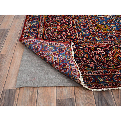 Persian Wool Hand Knotted Rug Red Blue 9.10X13.2 -O086703