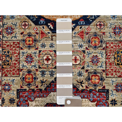 Mamluk Wool Hand Knotted Rug Brown Brown 2.7X15.10 -O086756