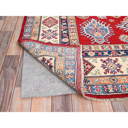 Kazak Wool Hand Knotted Rug Red Ivory 6.2X8.9 -O086790
