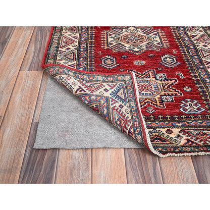 Kazak Wool Hand Knotted Rug Red Red 2.7X13.2 -O086910