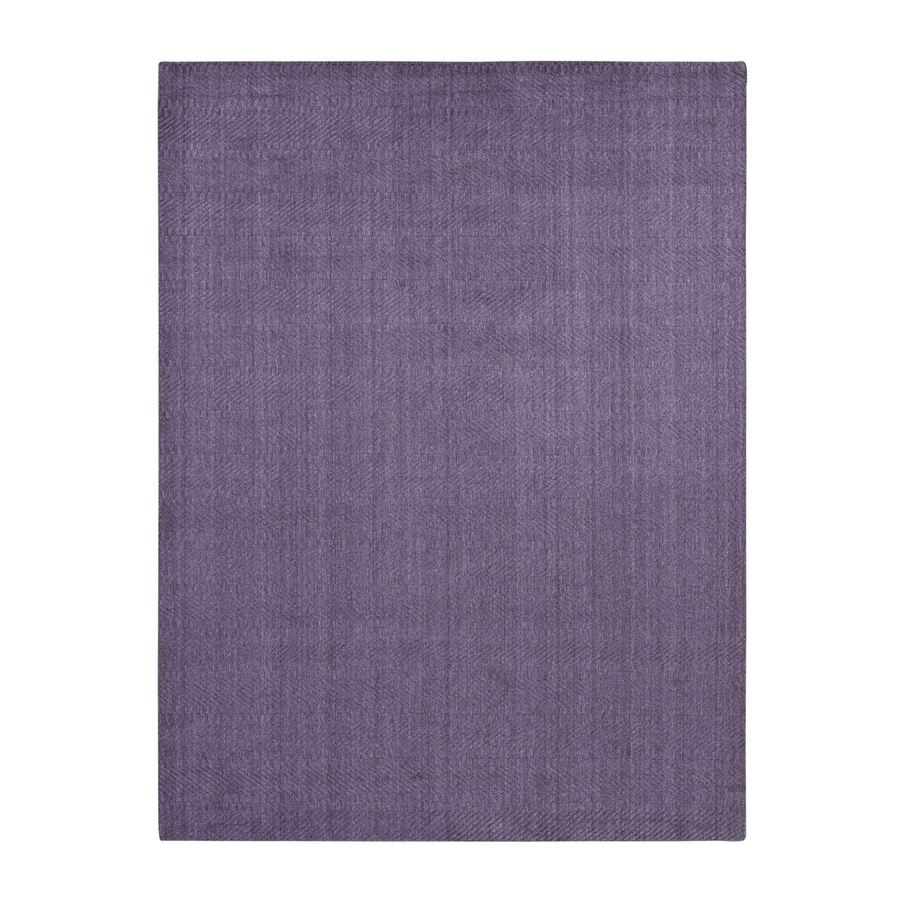Purple 8'0" x 10'1" Modern and Contemporary Handloom Wool Rug - Sku: O087020