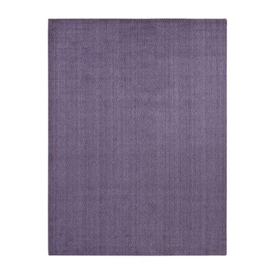 Modern and Contemporary Wool Hand Loomed Rug Purple No Border 8.0X10.0 -O087031