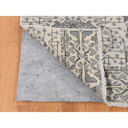 Mamluk Wool Hand Knotted Rug Grey No Border 8.2X10.5 -O087059