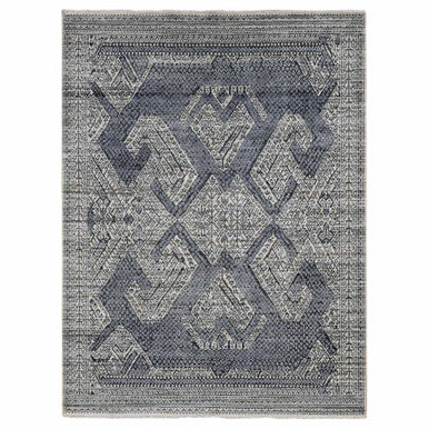 Silk Wool & Silk Hand Knotted Rug Ivory Ivory 9.0X12.3 -O087079