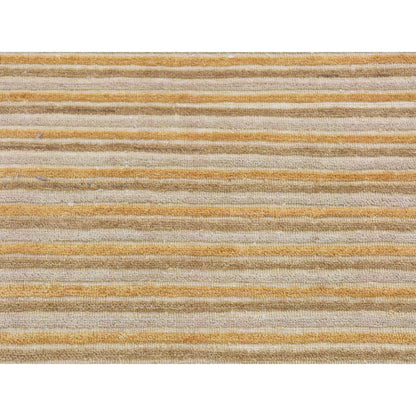 Transitional Wool Hand Knotted Rug Beige No Border 2.7X8.6 -O087241