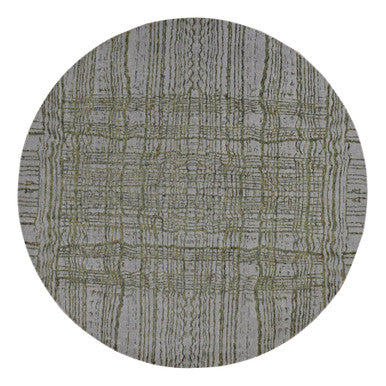 Modern and Contemporary Wool & Art Silk Hand Loomed Rug Grey No Border 7.10X7.10 -O087355