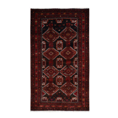 Persian Wool Hand Knotted Rug Brown Brown 3.7X6.5 -O087392