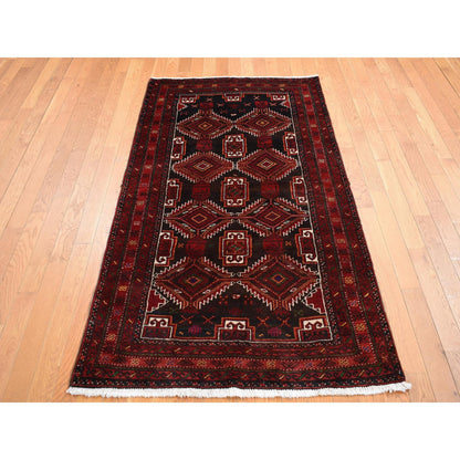 Persian Wool Hand Knotted Rug Brown Brown 3.7X6.5 -O087392