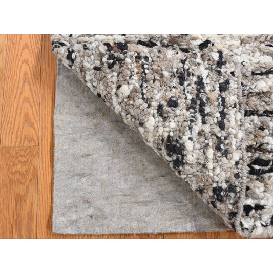 Modern and Contemporary Wool Hand Knotted Rug Ivory No Border 1.9X1.9 -O087411