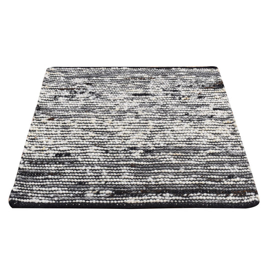 Modern and Contemporary Wool Hand Loomed Rug Ivory No Border 2.0X2.0 -O087412
