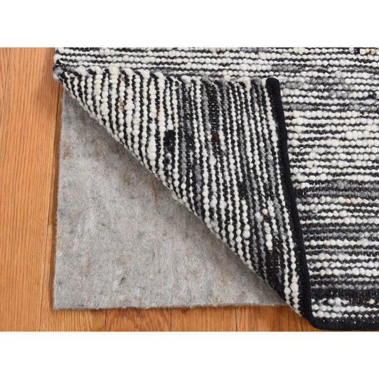Modern and Contemporary Wool Hand Loomed Rug Ivory No Border 2.0X2.0 -O087412