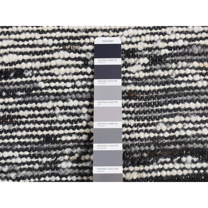 Modern and Contemporary Wool Hand Loomed Rug Ivory No Border 2.0X2.0 -O087412