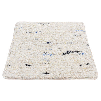 Modern and Contemporary Wool Hand Knotted Rug Ivory No Border 1.9X1.9 -O087413