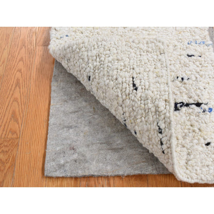 Modern and Contemporary Wool Hand Knotted Rug Ivory No Border 1.9X1.9 -O087413
