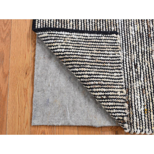 Modern and Contemporary Wool Hand Loomed Rug Ivory No Border 1.10X2.1 -O087420