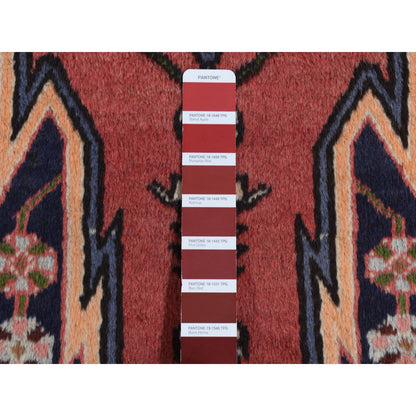 Persian Wool Hand Knotted Rug Red Blue 3.5X5.0 -O087432