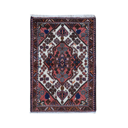 Persian Wool Hand Knotted Rug Red No Border 3.4X4.9 -O087441