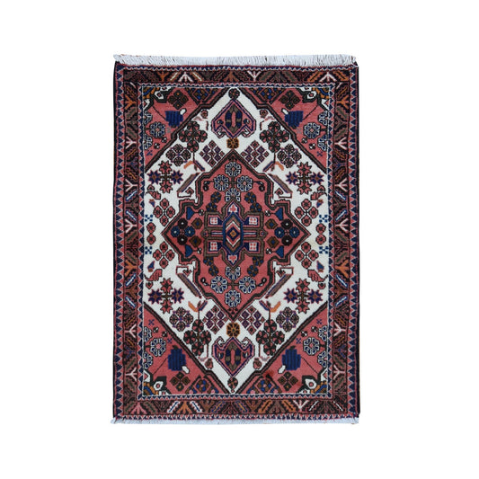 Persian Wool Hand Knotted Rug Red No Border 3.4X4.9 -O087441