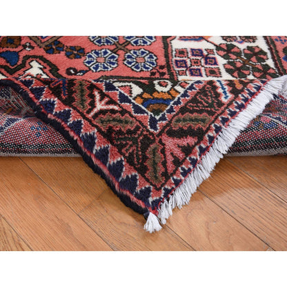 Persian Wool Hand Knotted Rug Red No Border 3.4X4.9 -O087441