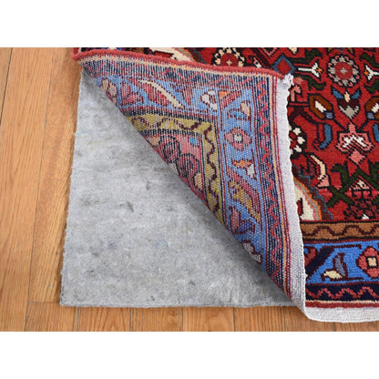 Persian Wool Hand Knotted Rug Red Blue 3.7X5.3 -O087444