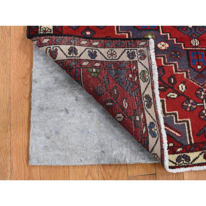 Persian Wool Hand Knotted Rug Red Ivory 3.5X5.0 -O087447