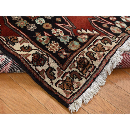 Persian Wool Hand Knotted Rug Red Ivory 3.6X4.8 -O087454