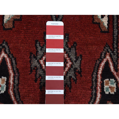 Persian Wool Hand Knotted Rug Red Ivory 3.6X4.8 -O087454