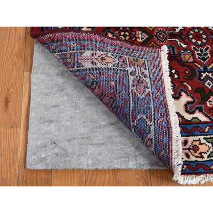 Persian Wool Hand Knotted Rug Red Ivory 3.5X5.1 -O087462