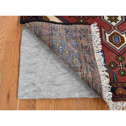 Persian Wool Hand Knotted Rug Red Midnight Blue 3.5X5.0 -O087464