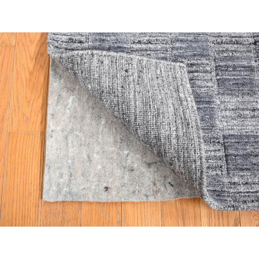 Modern and Contemporary Wool Hand Loomed Rug Grey No Border 2.0X2.0 -O087481