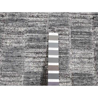 Modern and Contemporary Wool Hand Loomed Rug Grey No Border 2.0X2.0 -O087481