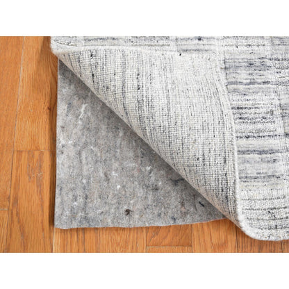 Modern and Contemporary Wool Hand Loomed Rug Ivory No Border 1.10X2.0 -O087482