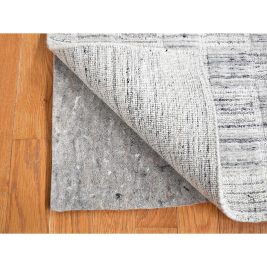 Modern and Contemporary Wool Hand Loomed Rug Ivory No Border 1.10X2.0 -O087482