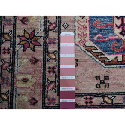 Kazak Wool Hand Knotted Rug Pink Pink 2.8X8.10 -O087504