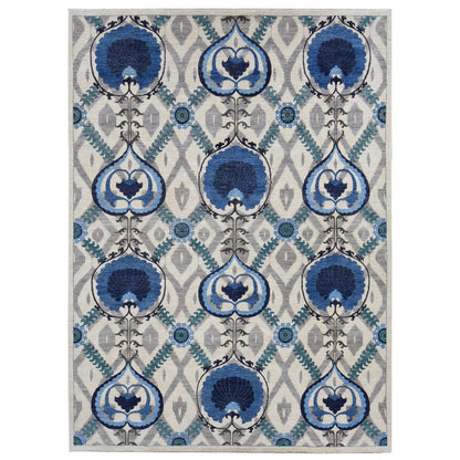Clearance Wool Hand Knotted Rug Ivory No Border 10.0X13.9 -O087511